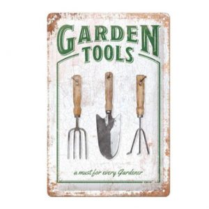 puutarhakyltti garden tools