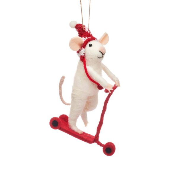 hiiri potkulauta joulukoriste
