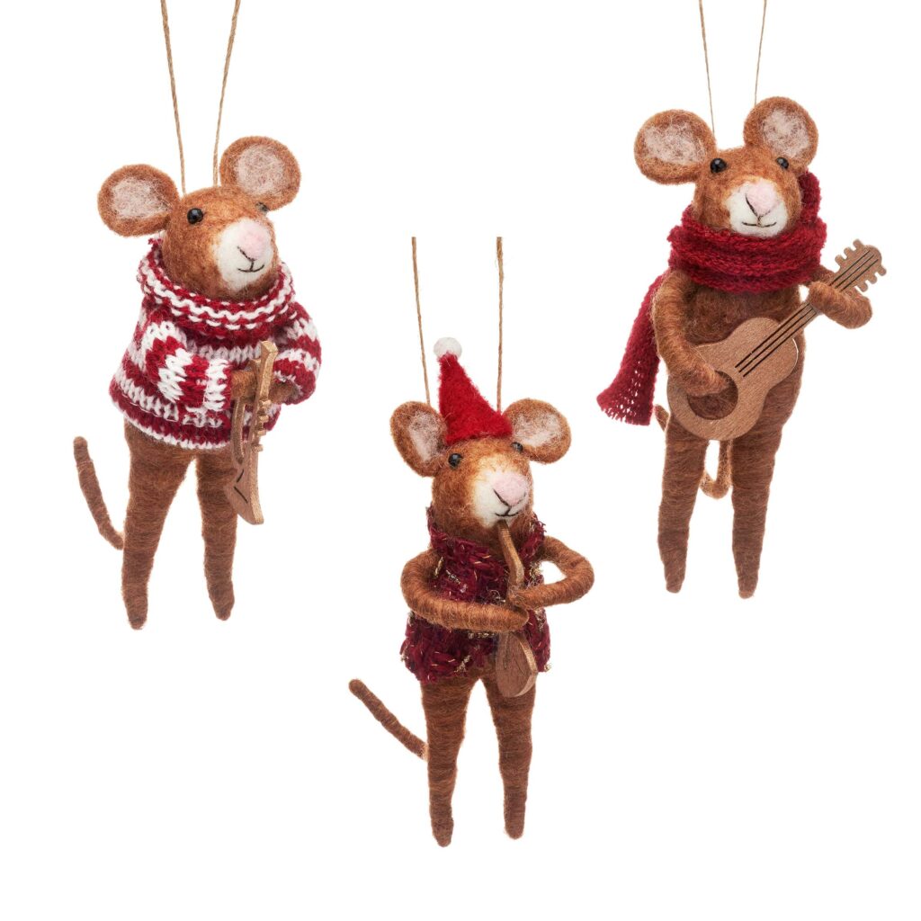 muusikko hiiret joulukoriste