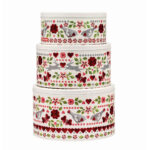 Isot pyöreät peltipurkit Love Birds 3 kpl setti - Cake tins,  Emma Bridgewater on lisätty toivelistallesi