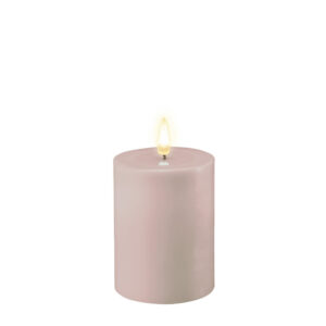 roosa led kynttilä 10 cm korkea
